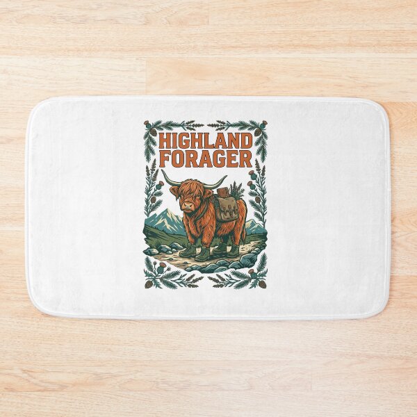 Item preview, Highland  Scottish Highland Cow Hiking   designed and sold by TeeARTHY.