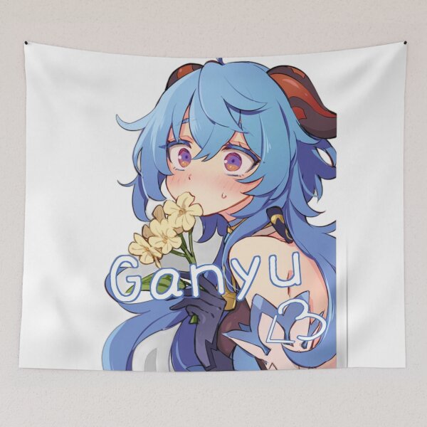 Item preview, Ganyu Blue Hair Genshin Impact designed and sold by KomiArts.