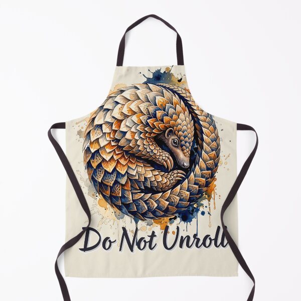 Item preview, Do Not Unroll Funny Pangolin Shirt | Cute Watercolor Wildlife Animal Gift designed and sold by Biedroneczka.