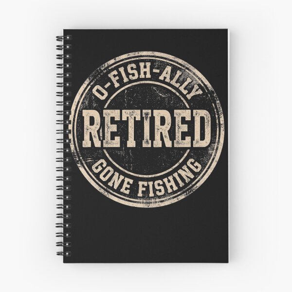 Item preview, O-FISH-ALLY RETIRED Gone Fishing Angler designed and sold by d247.