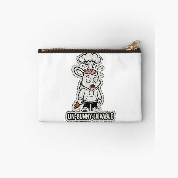 Item preview, UN-BUNNY-LIEVABLE Exploding Brain Rabbit Sticker designed and sold by bunnymode.