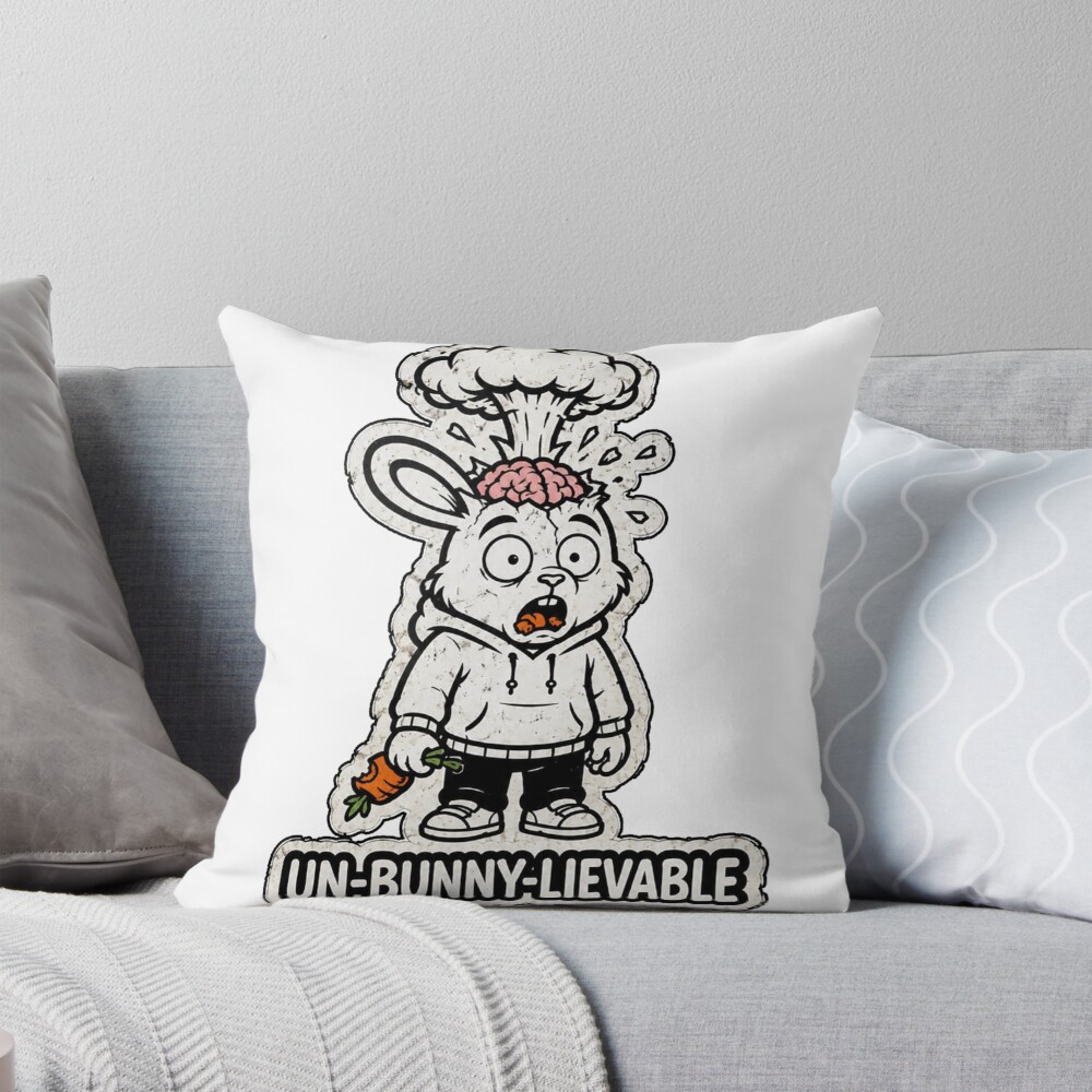 Item preview, Throw Pillow designed and sold by bunnymode.