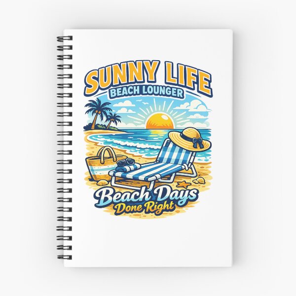 Item preview, Beach Days Done Right sunny life beach lounger designed and sold by DPBTees70.