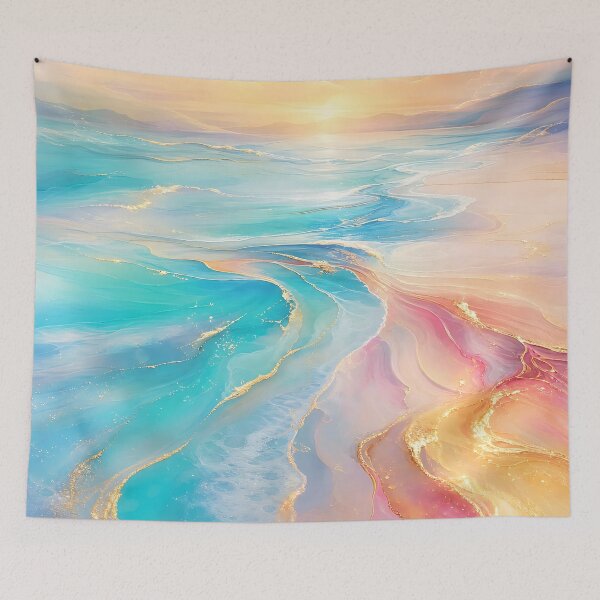 Item preview, Magical Waves Of Love - Abstract Art designed and sold by Lightworker11.