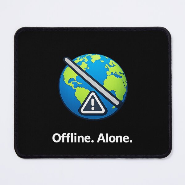 Item preview, Offline Earth Warning Icon Sticker designed and sold by PremVerse.