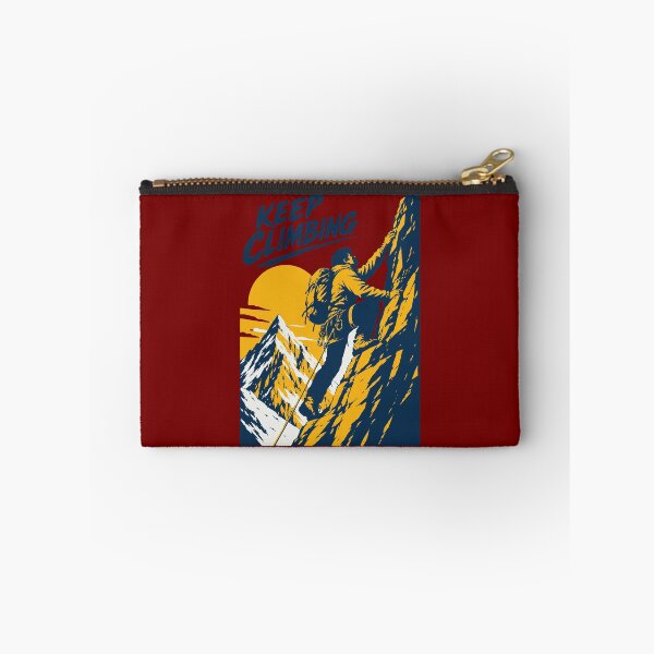 Item preview, Keep Climbing Retro Rock Climbing Mountain Art designed and sold by wmhtees.