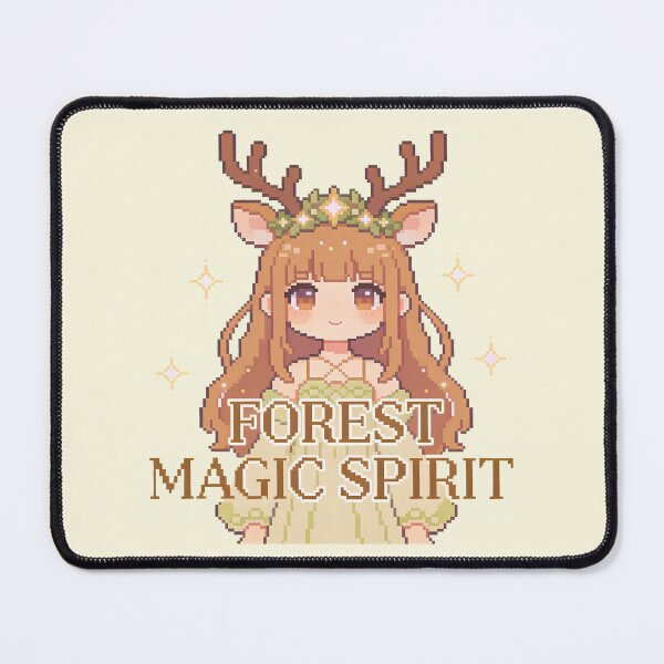 Item preview, Forest Magic Spirit - Cute Deer Girl Fantasy Pixel Art designed and sold by PotionPixelArt.