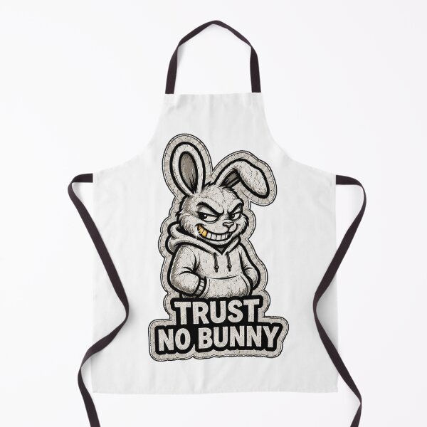 Item preview, Trust No Bunny Funny Rabbit Streetwear Sticker designed and sold by bunnymode.