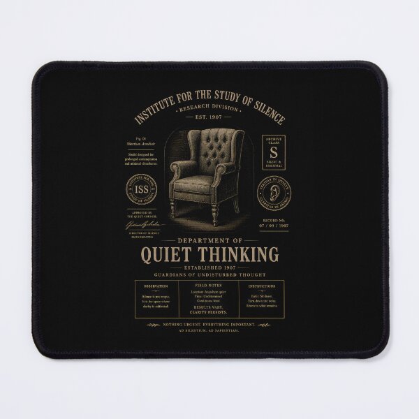 Item preview, quiet thinking designed and sold by PR7M.