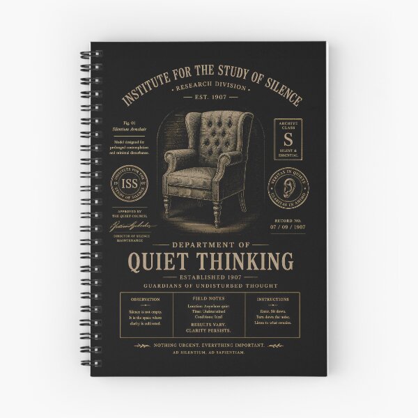 Item preview, quiet thinking designed and sold by PR7M.