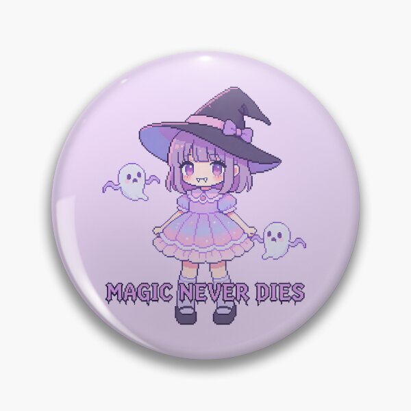 Item preview, Magic Never Dies - Cute Pastel Witch Pixel Art designed and sold by PotionPixelArt.