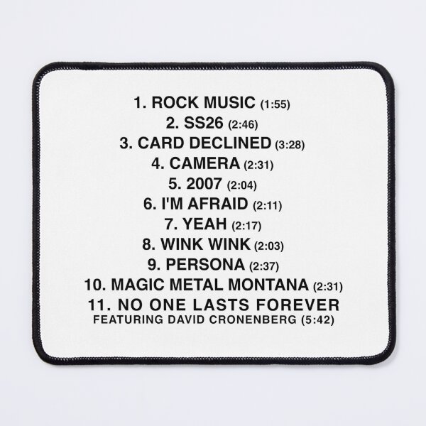 Item preview, MUSIC FASHION FILM TRACKLIST designed and sold by EigengrauART.