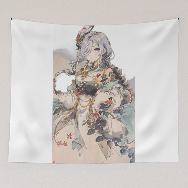 Item preview, Shenhe Traditional Outfit Genshin Impact designed and sold by KomiArts.