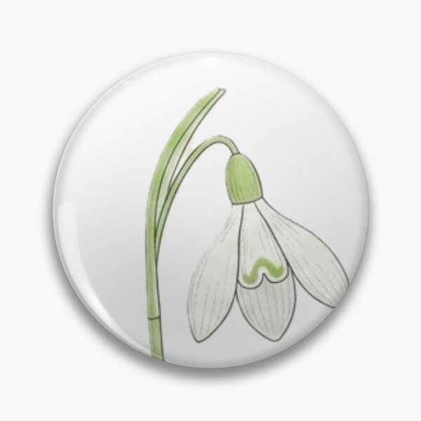 Item preview, Snowdrop Botanical Flower Art Print, Galanthus Watercolor Illustration, Minimalist Spring Wildflower Drawing, Vintage Botanical Wall Decor, Cottagecore Floral Design, Elegant Nature Artwork designed and sold by Zaitmiprints.