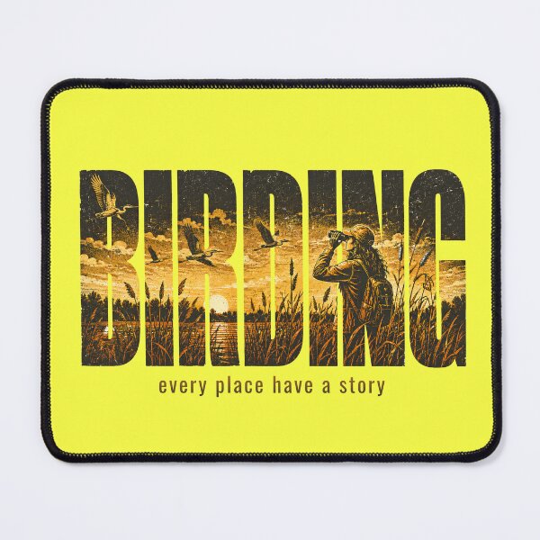 Item preview, Vintage Birding Wildlife Scene Double Exposure Graphic designed and sold by Go Karillo.