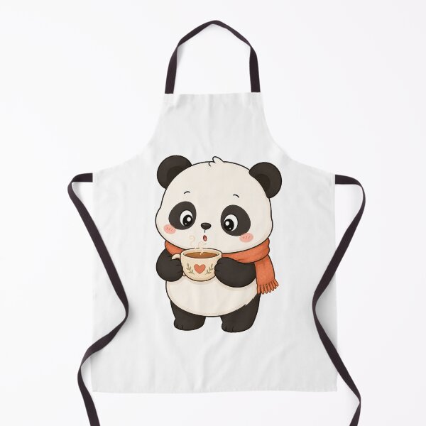 Item preview, Cute Panda Drinking Hot Coffee Kawaii Cartoon Cozy Design designed and sold by Seculinator.