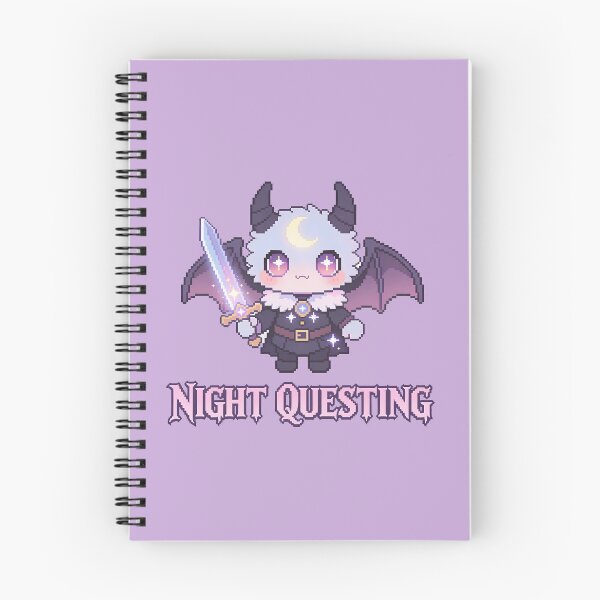 Item preview, Night Questing Demon Knight - Cute Fantasy Pixel Art designed and sold by PotionPixelArt.