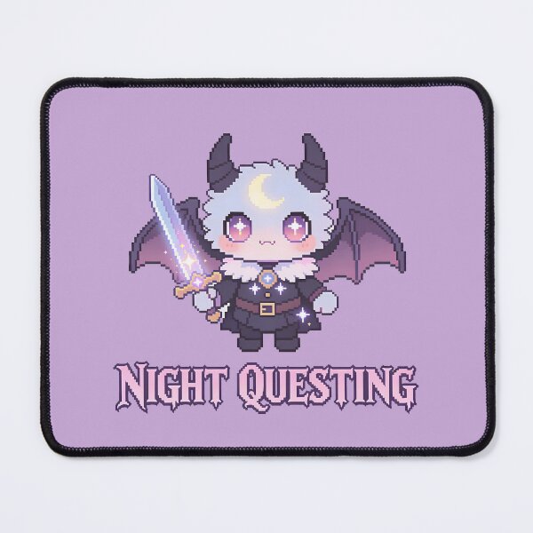 Item preview, Night Questing Demon Knight - Cute Fantasy Pixel Art designed and sold by PotionPixelArt.