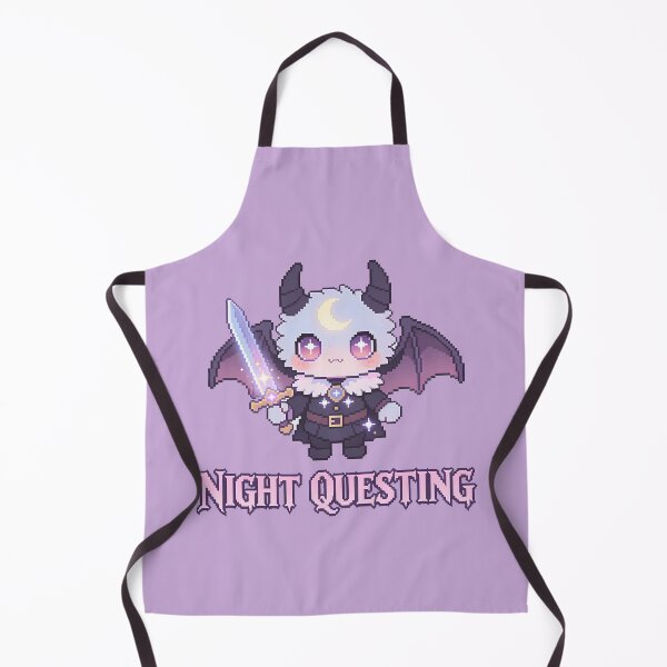 Item preview, Night Questing Demon Knight - Cute Fantasy Pixel Art designed and sold by PotionPixelArt.