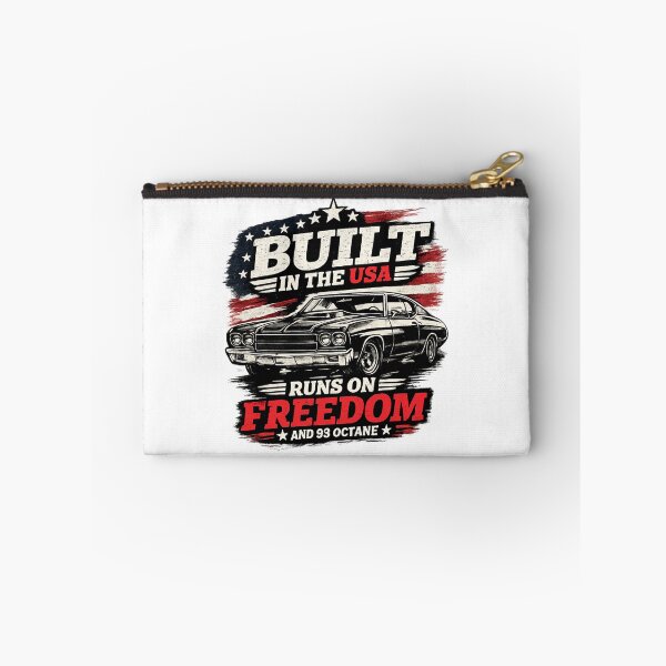 Item preview, Built in the USA Runs on Freedom | American Muscle Car T-Shirt designed and sold by LukWer.