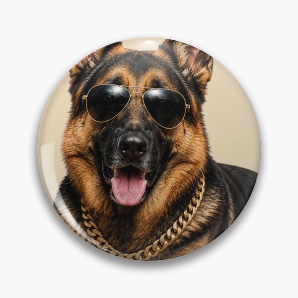 Item preview, Cool German Shepherd Portrait Design Art designed and sold by BagFactoryUK.