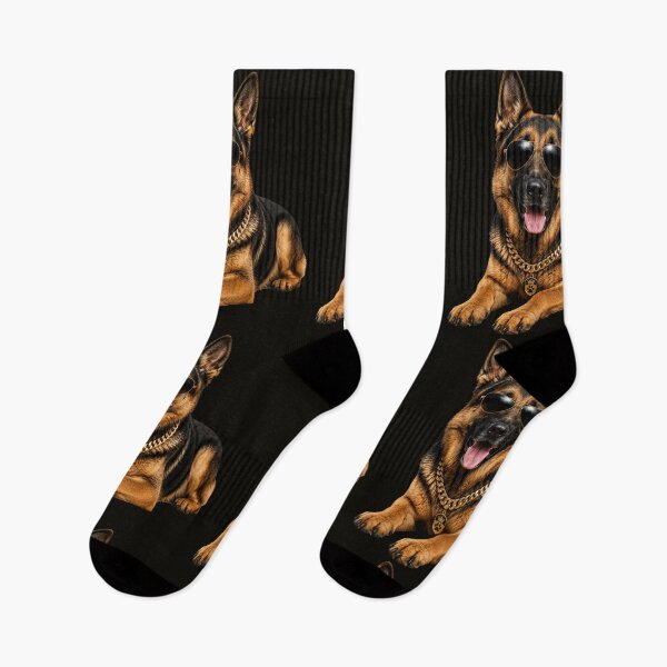 Item preview, Cool German Shepherd Portrait Design Art designed and sold by BagFactoryUK.