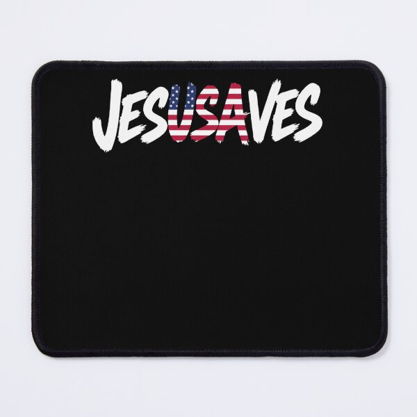 Item preview, Jesus Saves USA – Christian Patriotic Faith And Freedom Design designed and sold by PosiMCreations.