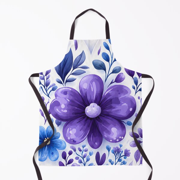 Item preview, Hearts 7 - Watercolor Purple Floral Heart Illustration designed and sold by NikaNavi.