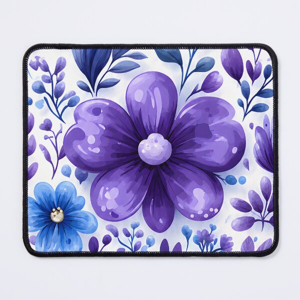 Item preview, Hearts 7 - Watercolor Purple Floral Heart Illustration designed and sold by NikaNavi.