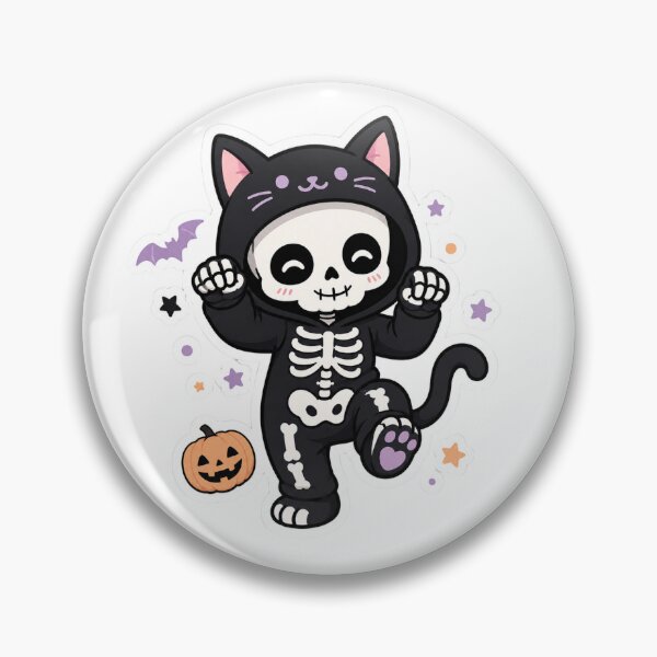 Item preview, Cute Skeleton Cat Halloween Costume  designed and sold by naruto4925.