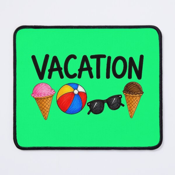 Item preview, Vacation – Ice cream, beach ball and sunglasses designed and sold by JOANNASKAH.