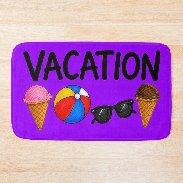 Item preview, Vacation – Ice cream, beach ball and sunglasses designed and sold by JOANNASKAH.