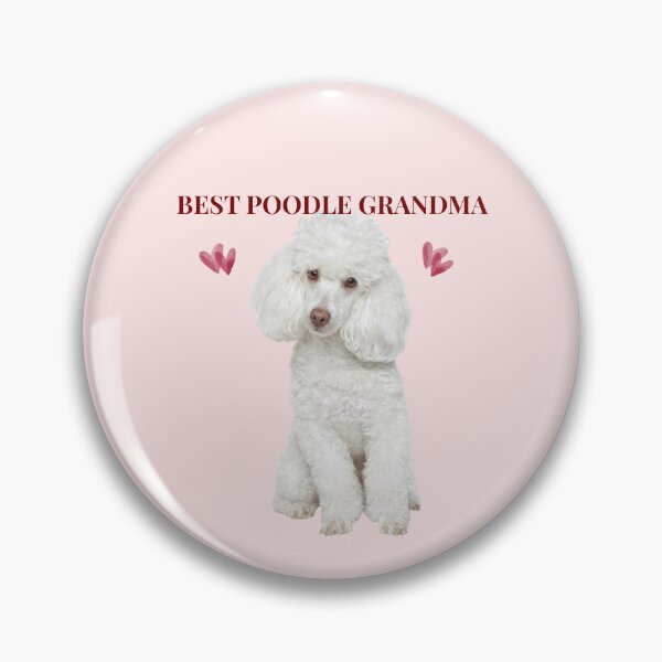 Item preview, Best Poodle Grandma Gift Funny Dog Print designed and sold by chaos-and-curls.