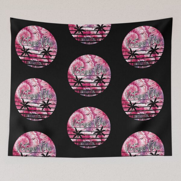 Item preview, Vintage Vibes Pink Magenta Retro Sunset designed and sold by Vintages Vibes.