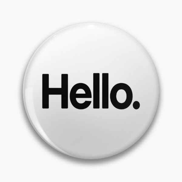 Item preview, Hello. Minimalist Typography Pop Art | Simple Font Design designed and sold by Ignorant-Artist.