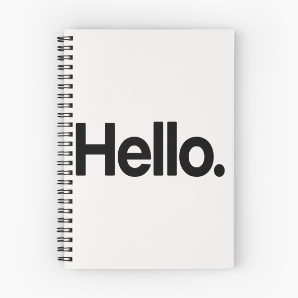 Item preview, Hello. Minimalist Typography Pop Art | Simple Font Design designed and sold by Ignorant-Artist.