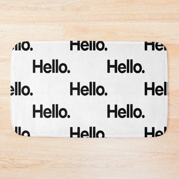 Item preview, Hello. Minimalist Typography Pop Art | Simple Font Design designed and sold by Ignorant-Artist.