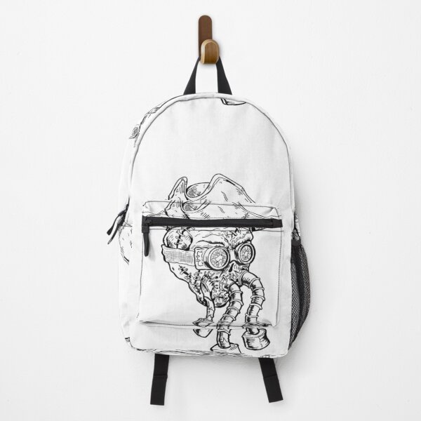 Item preview, Post-Apocalyptic Pirate Skull Cybernetic Art designed and sold by HELLPclothing.