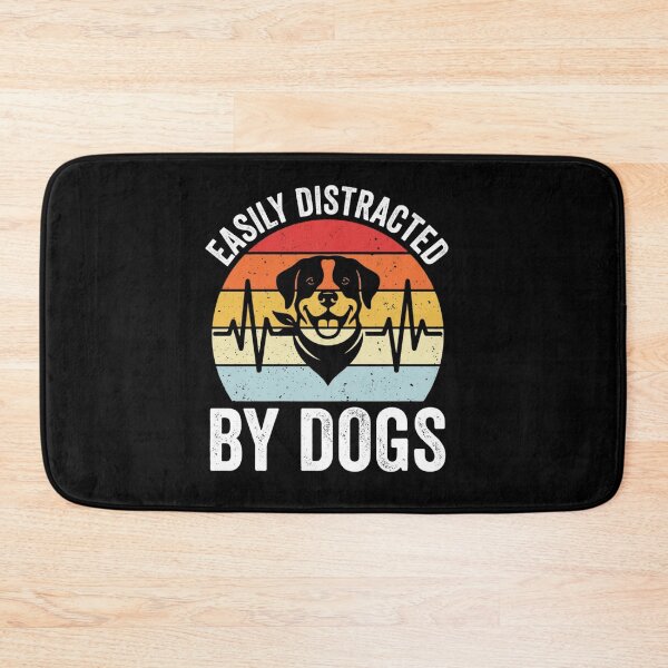 Item preview, Easily Distracted By Dogs Retro Vintage Sunset designed and sold by SiarheiYur.