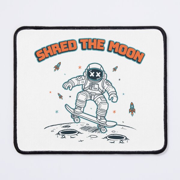 Item preview, Shred the Moon - Skateboarding Astronaut Space Design designed and sold by YourHue.