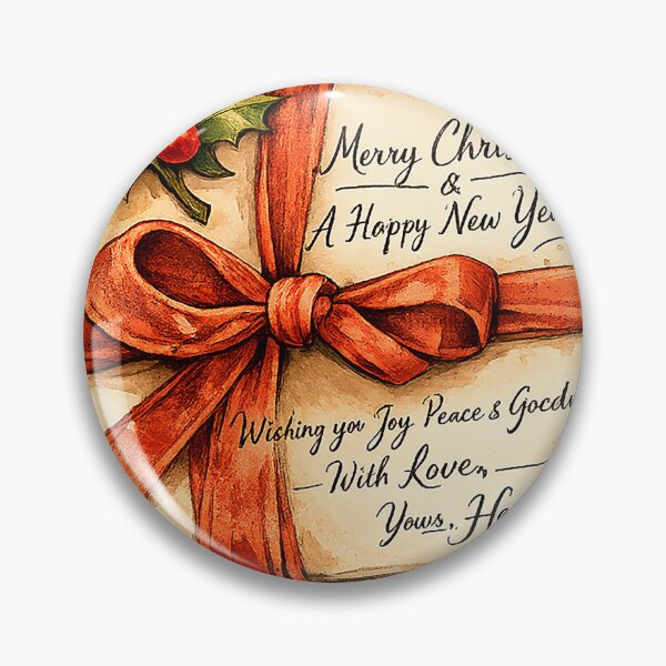 Item preview, Vintage Christmas Letters – Cozy Holiday Mail Sticker designed and sold by Iras-Art-Corner.