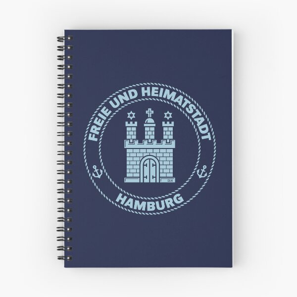Item preview, Hamburg Coat of Arms – Free and Home City (Sky Blue) designed and sold by Roderix.