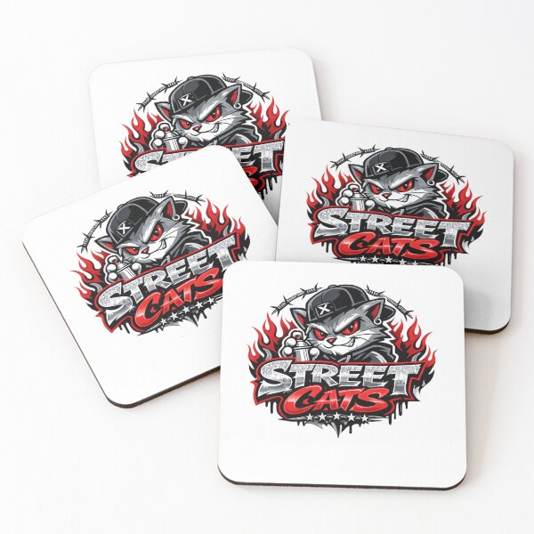Item preview, Street Cats | Y2K Cat Streetwear | Graffiti Flame Urban Style designed and sold by GooberCats .