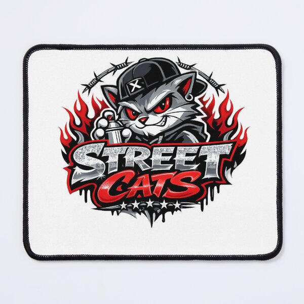 Item preview, Street Cats | Y2K Cat Streetwear | Graffiti Flame Urban Style designed and sold by GooberCats .