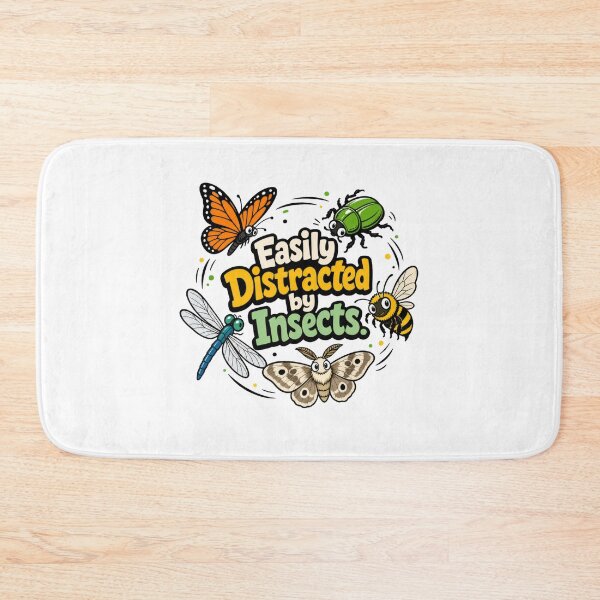 Item preview, Easily Distracted by Insects Funny Bug Lover designed and sold by AntiqueImages.