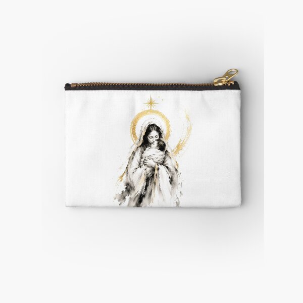 Item preview, Madonna and Child — Floating Ink Wash Nativity Art designed and sold by Phos Creatives.