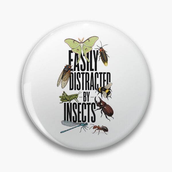 Item preview, Easily Distracted By Insects Entomology Lover designed and sold by AntiqueImages.