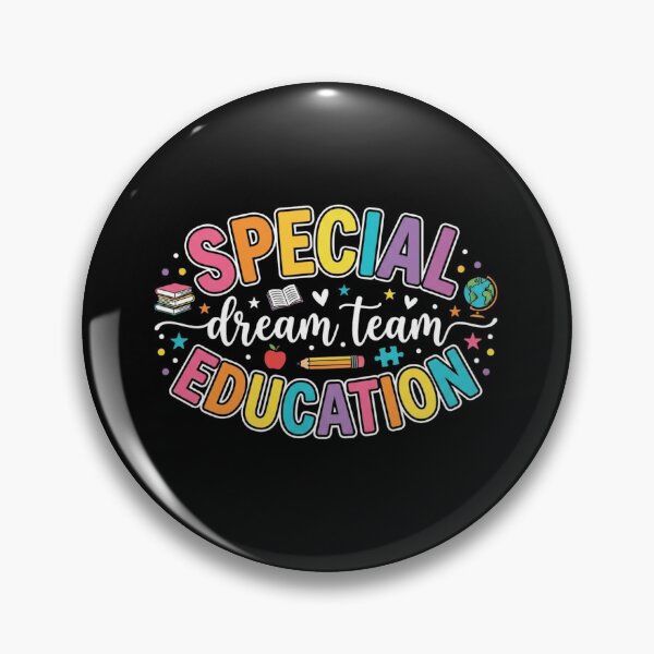 Item preview, Special Education Dream Team Colorful Typography Art designed and sold by SiarheiYur.