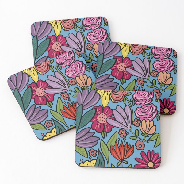 Item preview, background with flowers designed and sold by arailustrada.