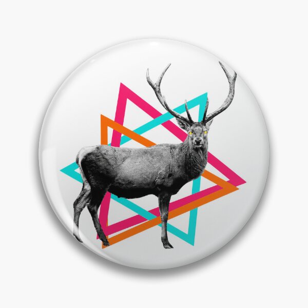 Item preview, Pop Art Neon Deer – Inner Strength designed and sold by Les Pics'n'Pop de Lara.